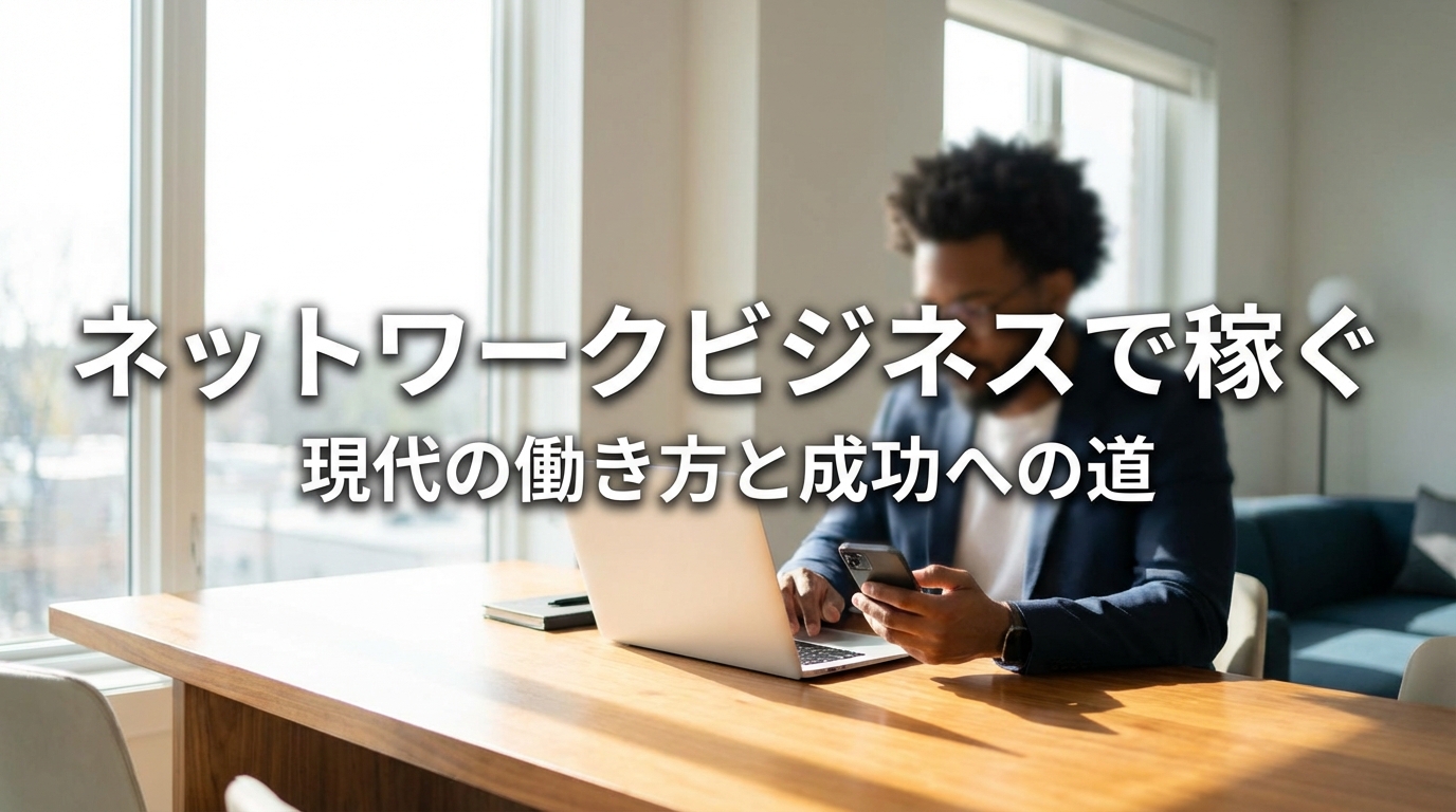 ネットワークビジネスで稼ぐ